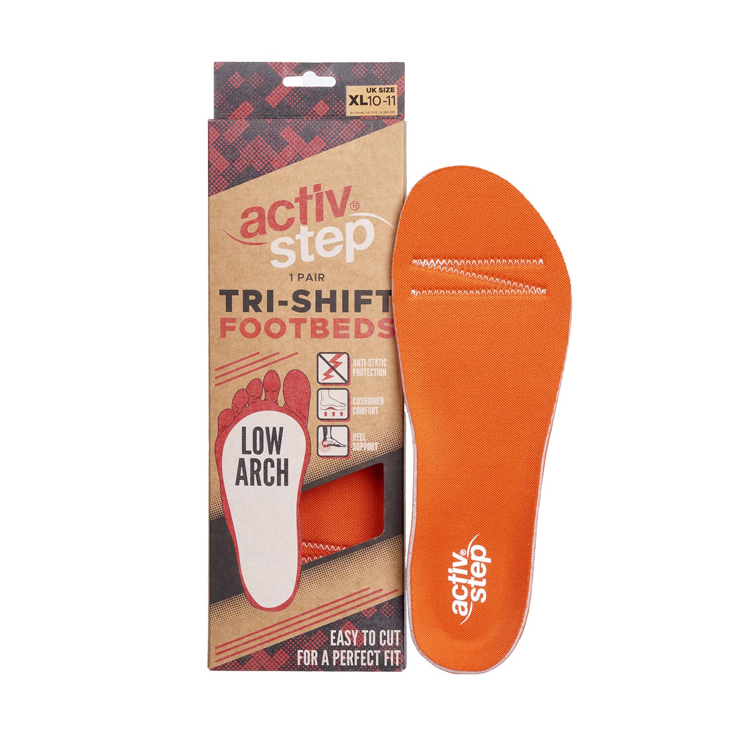 Activ-Step Tri-Shift Footbeds Low | Rock Fall Safety Footwear